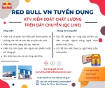 TUYỂN DỤNG: RED BULL VIỆT NAM TUYỂN DỤNG KỸ THUẬT VIÊN QC LINE