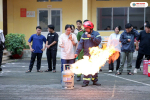 Sinh viên tham gia tập huấn kỹ năng Phòng cháy, chữa cháy và Cứu nạn, cứu hộ