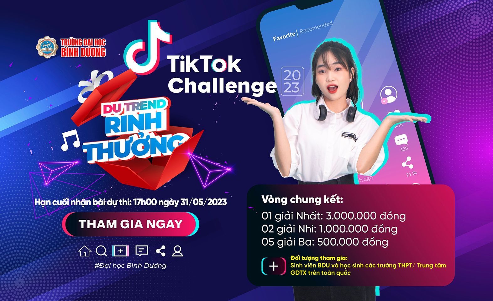 Cuộc thi “BDU TikTok challenge” lần thứ II