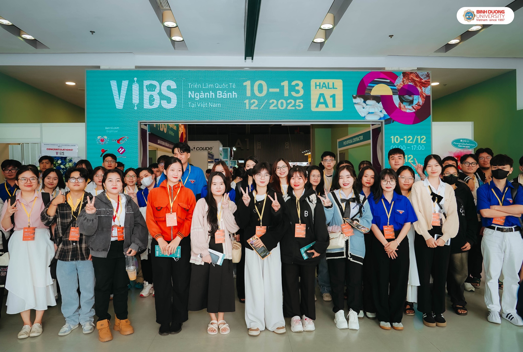 SINH VIÊN KHOA CÔNG NGHỆ THỰC PHẨM (BDU) THAM QUAN HỘI CHỢ TRIỂN LÃM QUỐC TẾ NGÀNH BÁNH TẠI TP. HỒ CHÍ MINH